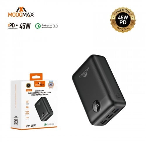 بطارية متنقلة 30 ألف اموج ماكس - ضمان سنتين