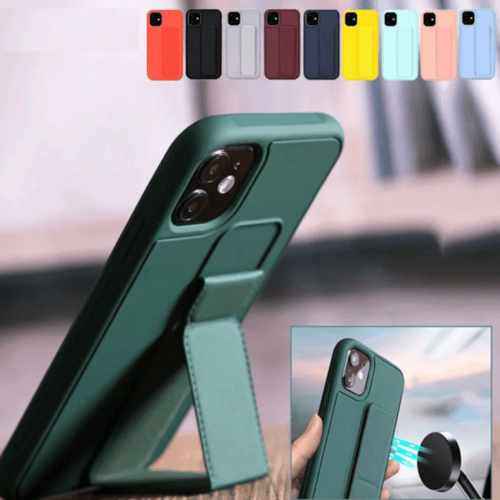 كفرات مسكة ملون للايفون 3 في 1 مغناطيس