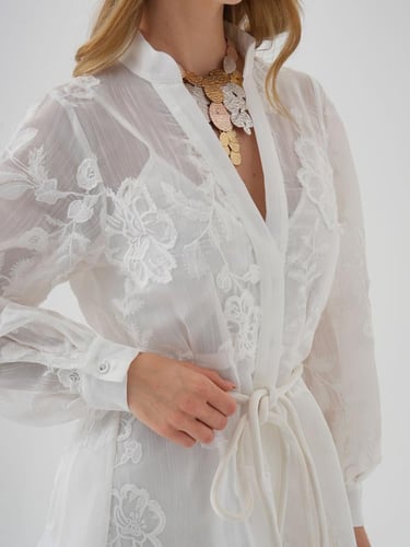 فستان اورقنزا مطرز