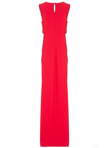 طارق ايديز طقم بلوزة طويلة متدلية مع بنطال طويل