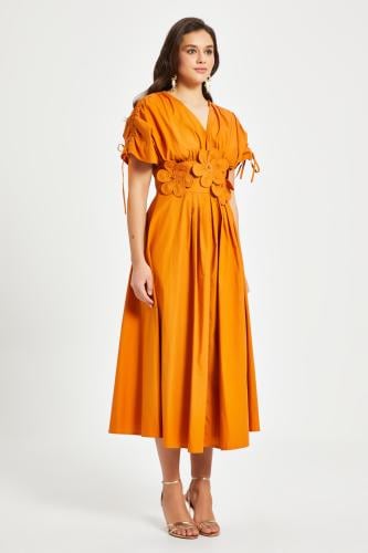 فستان قطني بوردات 3D