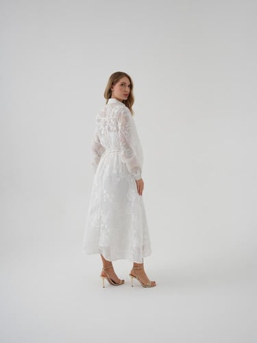 فستان اورقنزا مطرز