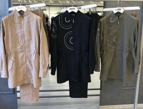 طقم لينن صيفي بشك علوي