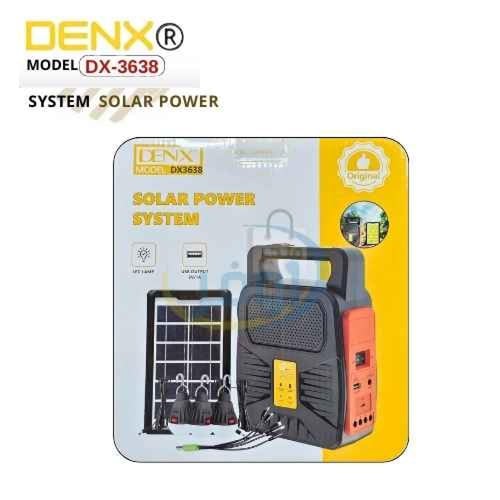 كشاف طاقة شمسية وشاحن أجهزة من دينكس