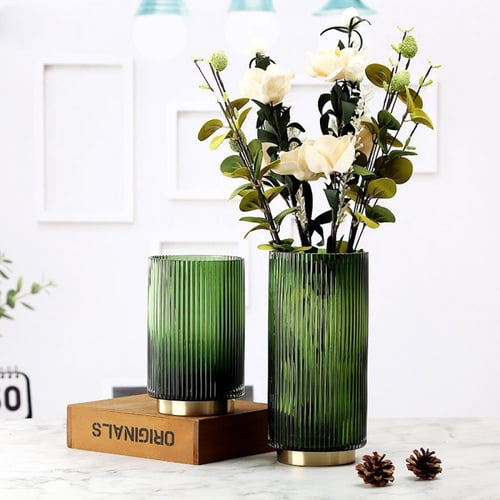 فازه زجاج اخضر