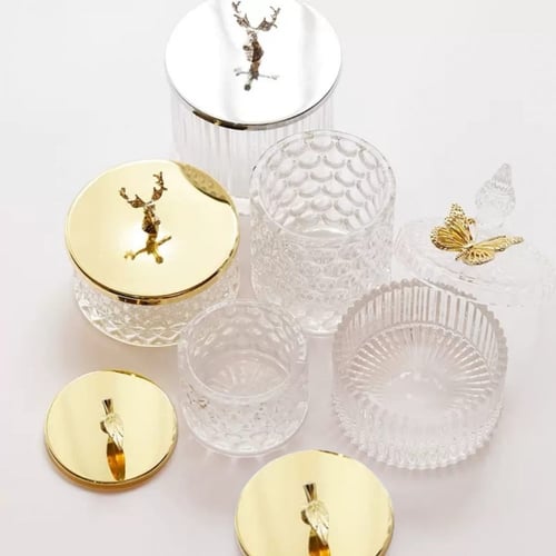 علب تخزين زجاج متعددة الأستخدام.