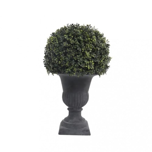 نبات توبياري صناعي في اناء اسود.