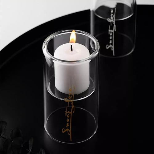 حامل شموع. زجاج