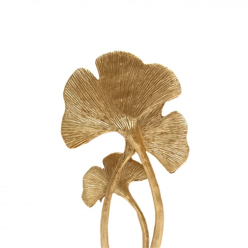 مجسم ذهبي لزهرة اللوتس.