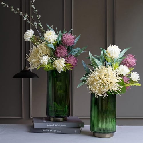 فازه زجاج اخضر