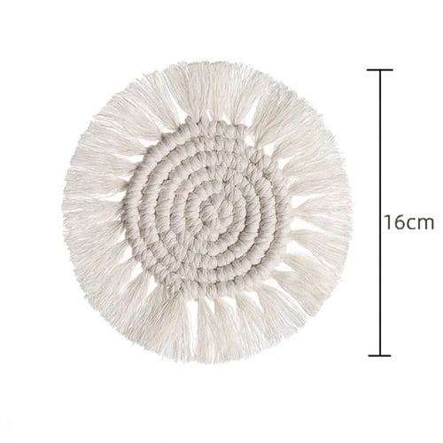 كوستر بوهيمي منسوج يدوياً.