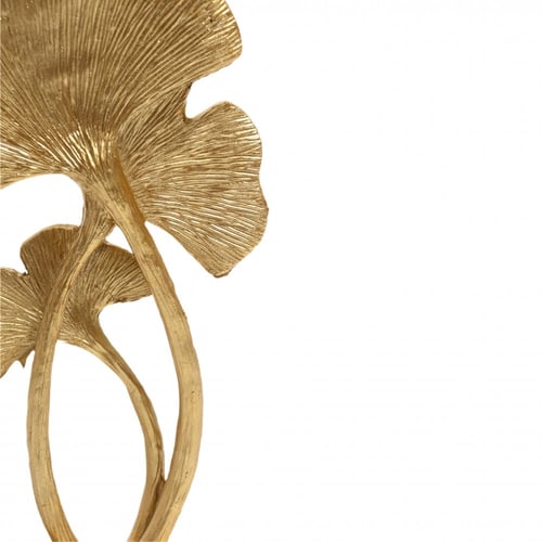 مجسم ذهبي لزهرة اللوتس.