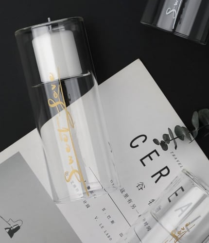 حامل شموع. زجاج