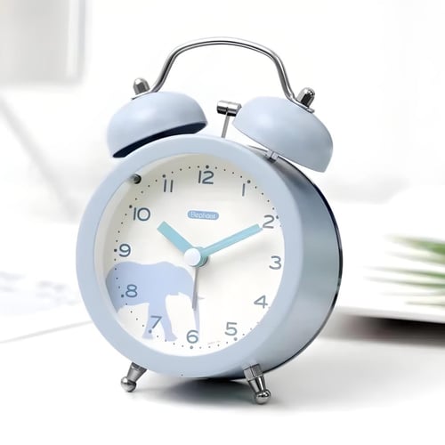 ساعه منبه مزدوجة الجرس.