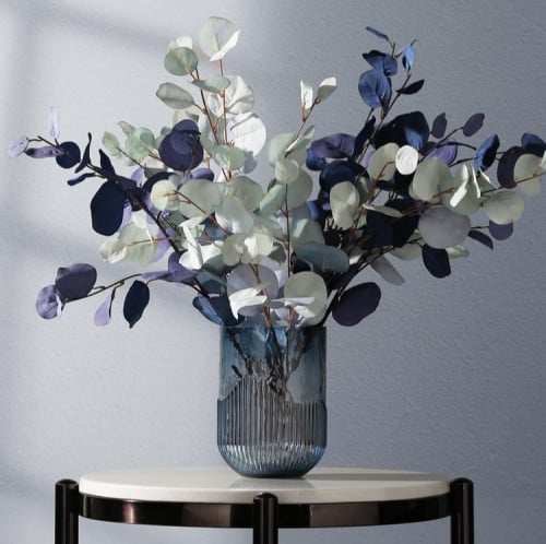 أوراق الاوكالبتوس بألوان الخريف.