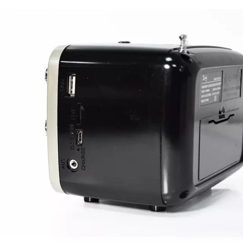 راديو مع سماعه بلوتوث.