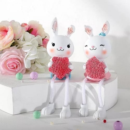 مجسم الأرنب قطعتين