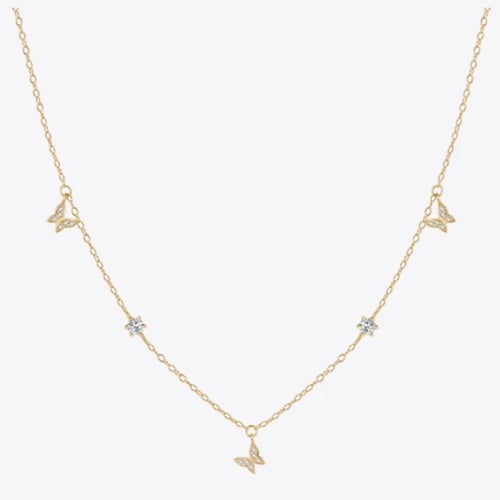 سلسال butterfly ذهبي