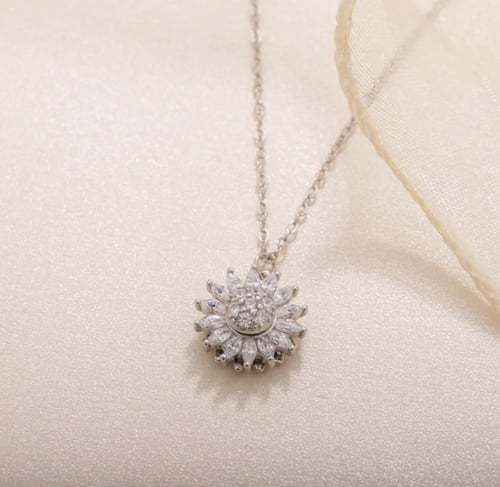 سلسال فضي ورده الشمس