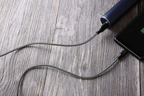 كيبل اوكي AUKEY جلاكسي 1.20م ضد القطع ضمان سنتين