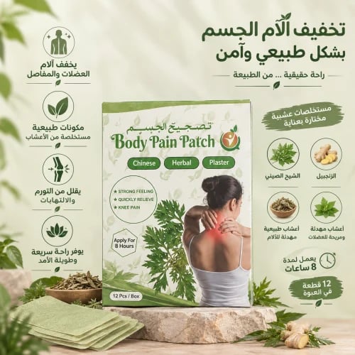 لصقات آلام الجسم العشبية الصينية – Body Pain Patch