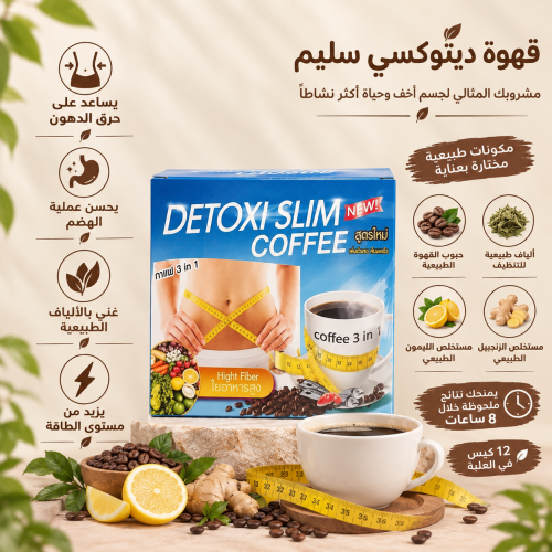قهوة ديتوكسي سليم - Detoxi Slim Coffee