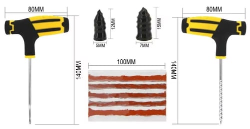 مجموعة طقم عدة اصلاح الكفر للطوارئ مكونة من نوعين...