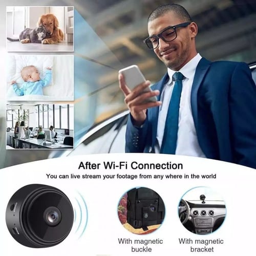 كاميرا مراقبة الاطفال صغيرة تشتغل عن طريق الجوال +...