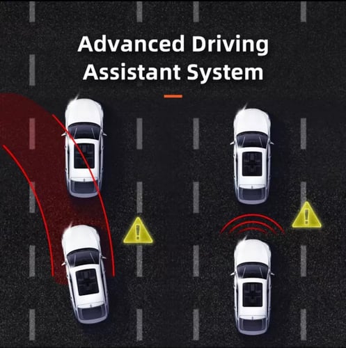داش كام من شاومي 4K امامي GPS رادار خروج عن المسار