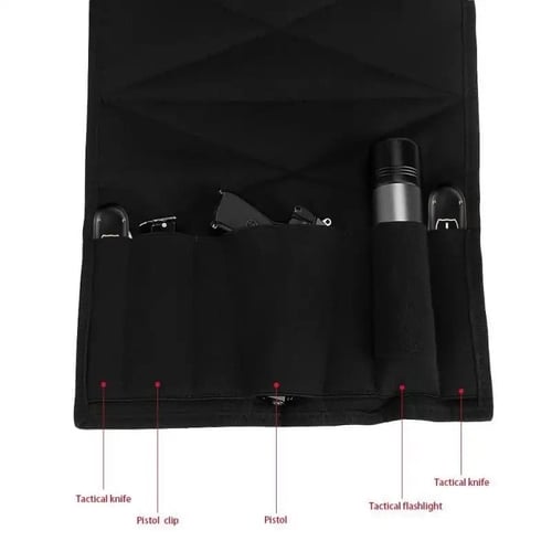 خبا او جراب لحمل المسدس على مرتبة السيارة بشكل خفي