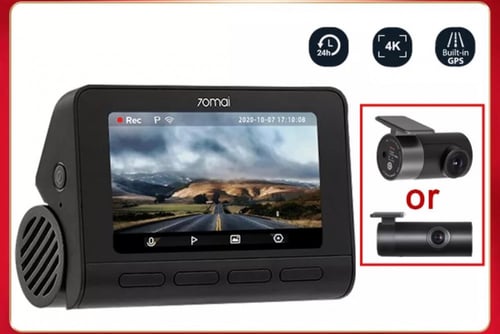 داش كام من شاومي احدث اصدار امامي 4K + داخلي GPS ر...