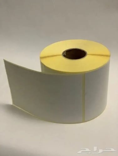 ورق لطباعة بوليصات الشحن استيكر رول حراري 100X150m...