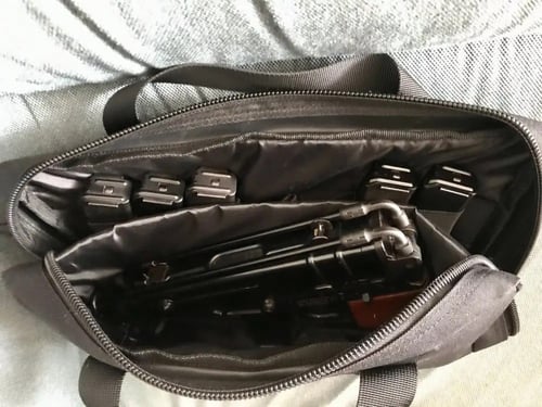 شنطة تكتيكيه حمل مسدس مقاس وسط تشيل إلى 2 مسدسات