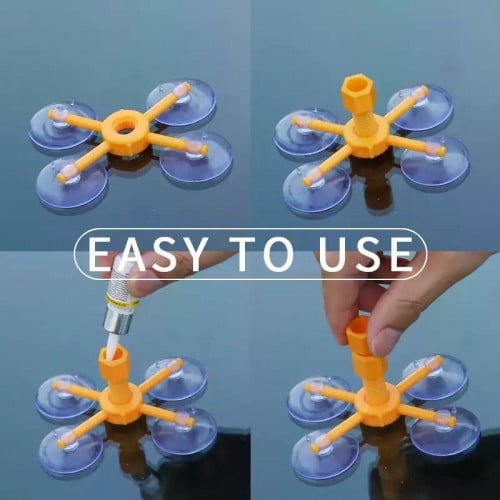 اداءة اصلاح كسور الزجاج تعالج الكسر اغلب الكسور ال...