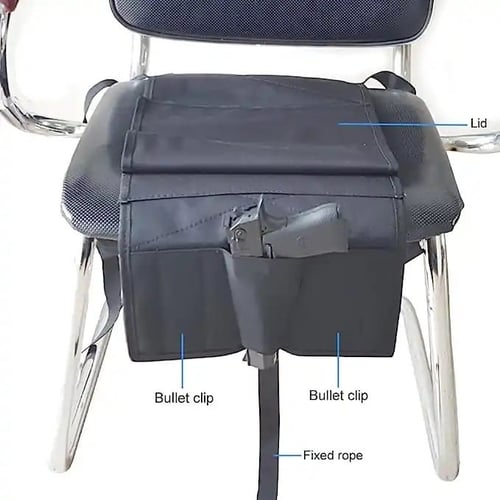 خبا او جراب لحمل المسدس على مرتبة السيارة بشكل خفي