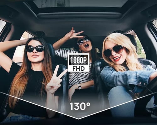 داش كام من شاومي احدث اصدار امامي 4K + داخلي GPS ر...