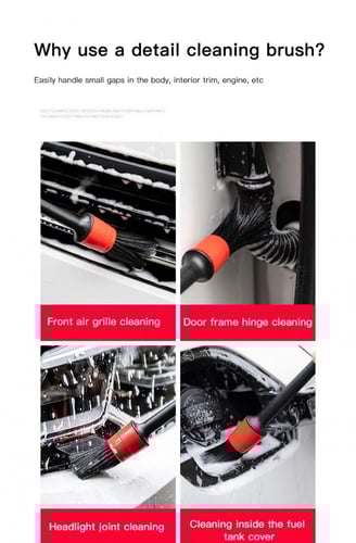 فرشاة غسيل السيارات أدوات تنظيف تفاصيل الداخلية لل...