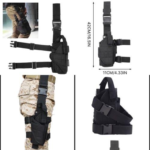 جراب تيكتكال حزام هولستر فخذ لحمل المسدس عسكري