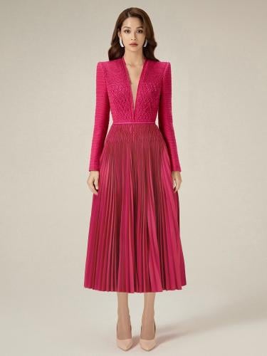 فستان احمر #D161