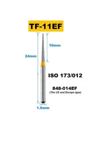 Diamond Bur ISO: 173/012-( PACK of 5) Yellow - TF-...