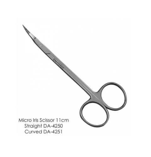 Micro Iris Scissor 11cm Curved/ DA-4251
