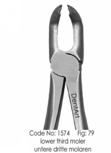 Extraction Forceps. Fig No.79 - UK Type- DA-1574
