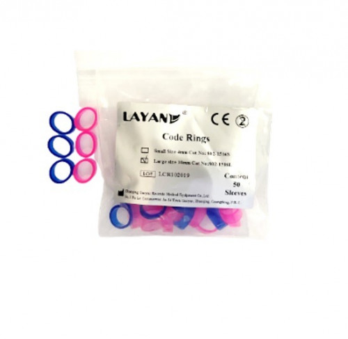Autoclavable Color Code Rings LARG PK/50- 802-1516...