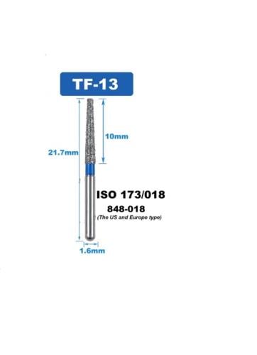 Diamond Bur ISO: 173/018-( PACK of 5) blue - TF-13