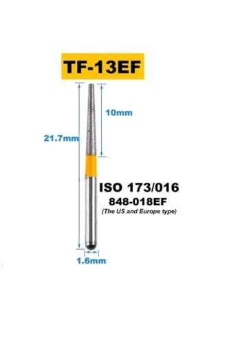 Diamond Bur ISO: 173/016-( PACK of 5) Yellow - TF-...