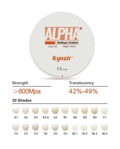 Kyozir Dental Zirconia Blank Multi Layer Pro-ML Al...