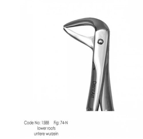 Extraction Forceps. Fig No.74 N - UK Type- DA-1588