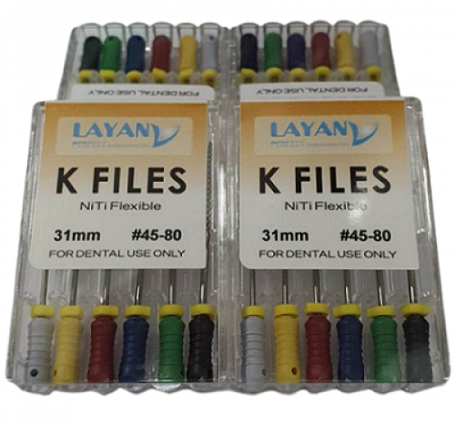 NiTi K Files (Hand)-L: 21mm ( pack of 6 )