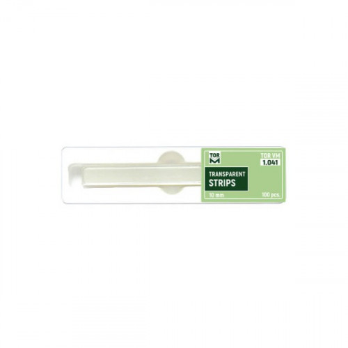 Layan Transparent Strips, 10mm Wide, 100mm Long, P...