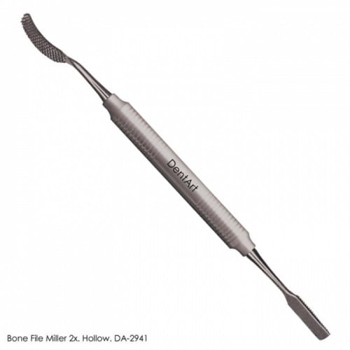 Bone File Miller 2x.Hollow/ DA-2941